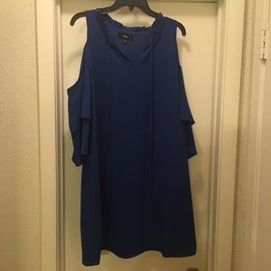 Blue cocktail dress